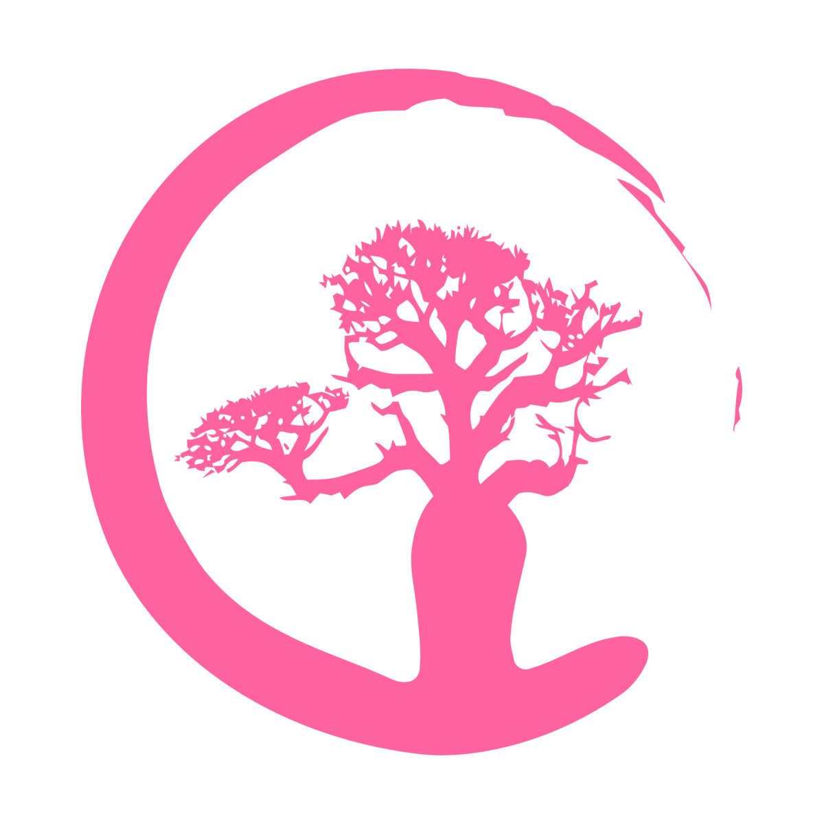 Vinyl Wall Stickers Zen Tree Meditation Enso Circle Buddhism Car Body Decoration