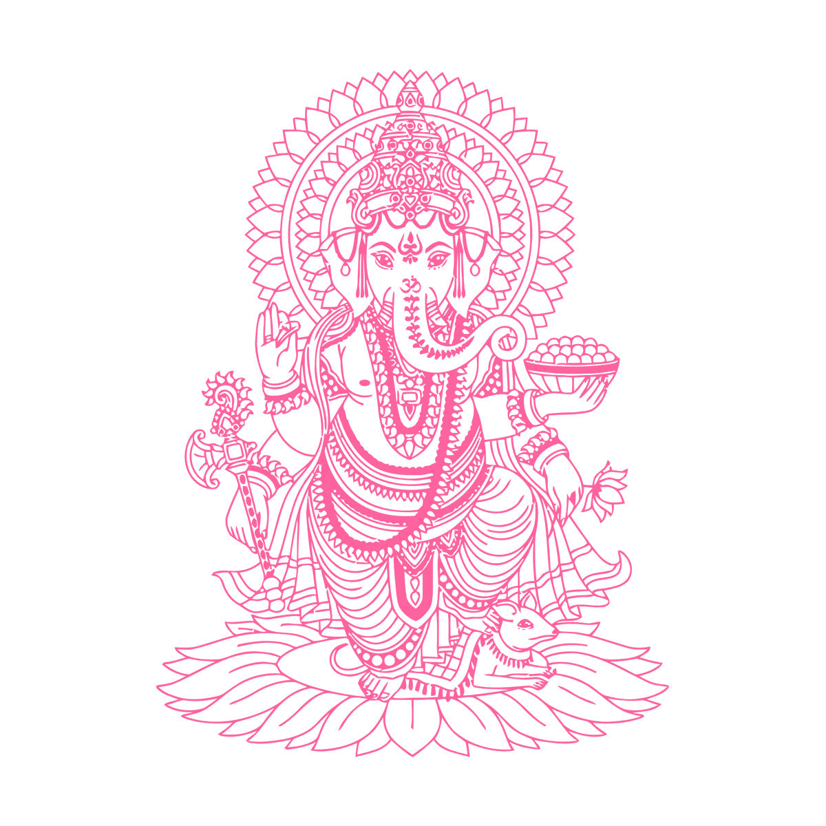 Engraving Decals Ganesha India Hindu God Home Ation Store Decoration