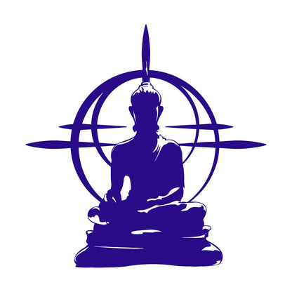 Fine Carving Decals Buddha Chakra Mandala Mantra Chakra Meditation Equipped With Transfer Film Kit