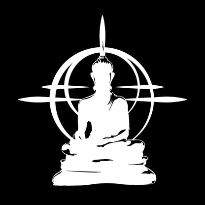 Fine Carving Decals Buddha Chakra Mandala Mantra Chakra Meditation Equipped With Transfer Film Kit