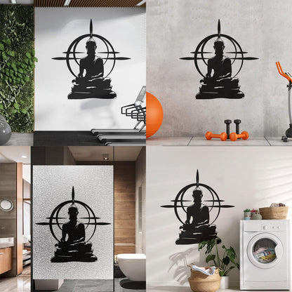 Fine Carving Decals Buddha Chakra Mandala Mantra Chakra Meditation Equipped With Transfer Film Kit