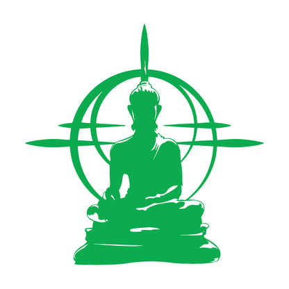 Fine Carving Decals Buddha Chakra Mandala Mantra Chakra Meditation Equipped With Transfer Film Kit