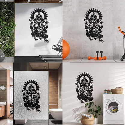 Lettering Stickers Ganesha Hindu Sanskrit Om India God Hinduism It Won'T Fall Off