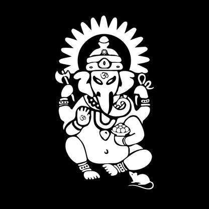 Lettering Stickers Ganesha Hindu Sanskrit Om India God Hinduism It Won'T Fall Off