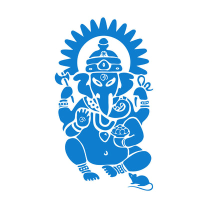 Lettering Stickers Ganesha Hindu Sanskrit Om India God Hinduism It Won'T Fall Off