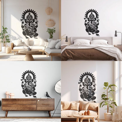 Lettering Stickers Ganesha Hindu Sanskrit Om India God Hinduism It Won'T Fall Off