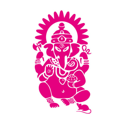 Lettering Stickers Ganesha Hindu Sanskrit Om India God Hinduism It Won'T Fall Off