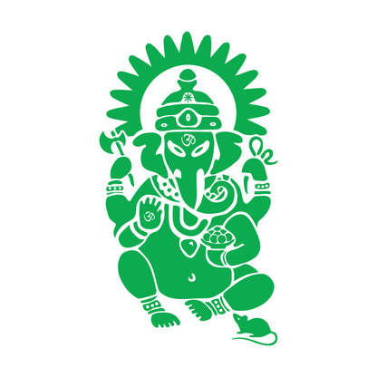 Lettering Stickers Ganesha Hindu Sanskrit Om India God Hinduism It Won'T Fall Off