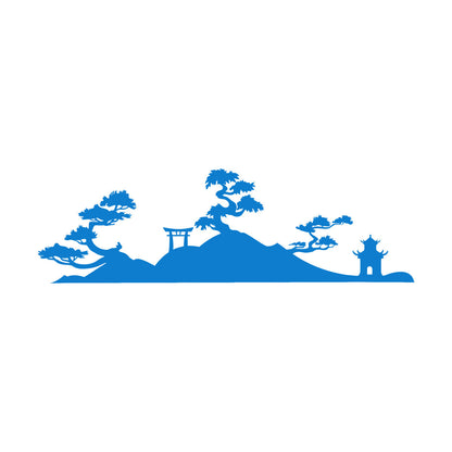 Vinyl Wall Decals Japan Japanese Pagoda Japan Japanese Tample Shintoism Multiple Size Options