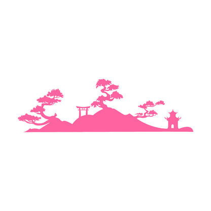 Vinyl Wall Decals Japan Japanese Pagoda Japan Japanese Tample Shintoism Multiple Size Options