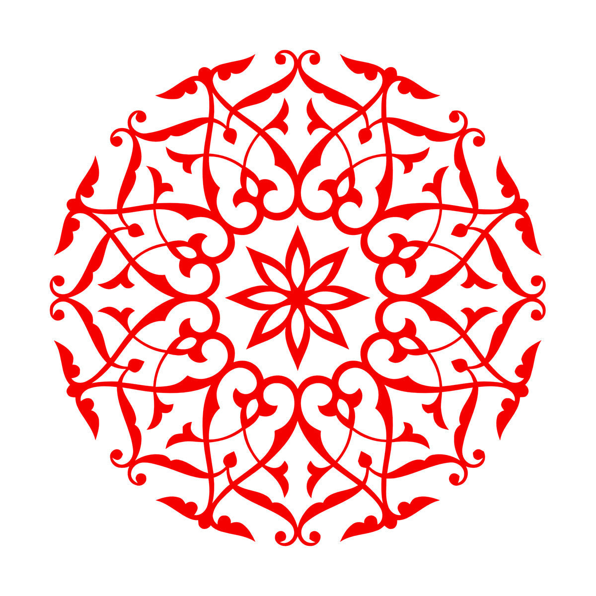 Wall Stickers Paster Paper Mandala Buddha Meditation Multiple Size Options