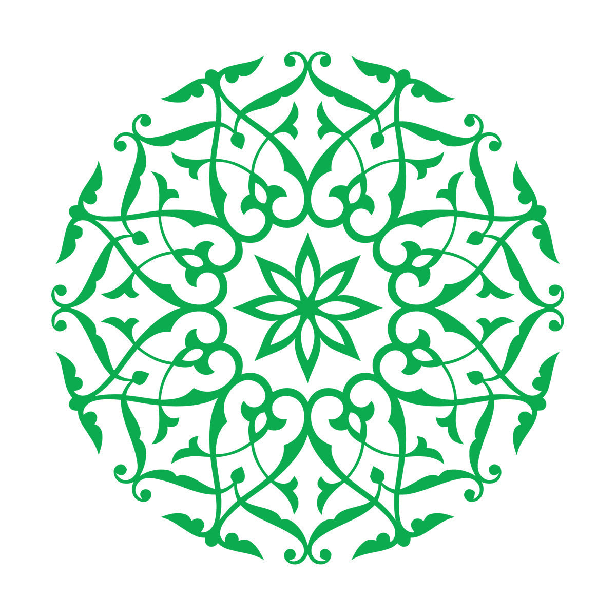 Wall Stickers Paster Paper Mandala Buddha Meditation Multiple Size Options