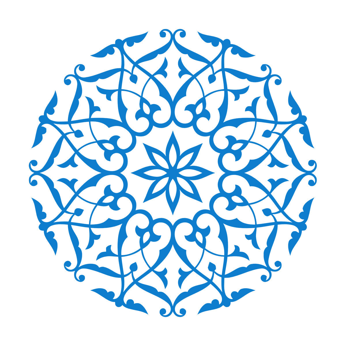 Wall Stickers Paster Paper Mandala Buddha Meditation Multiple Size Options