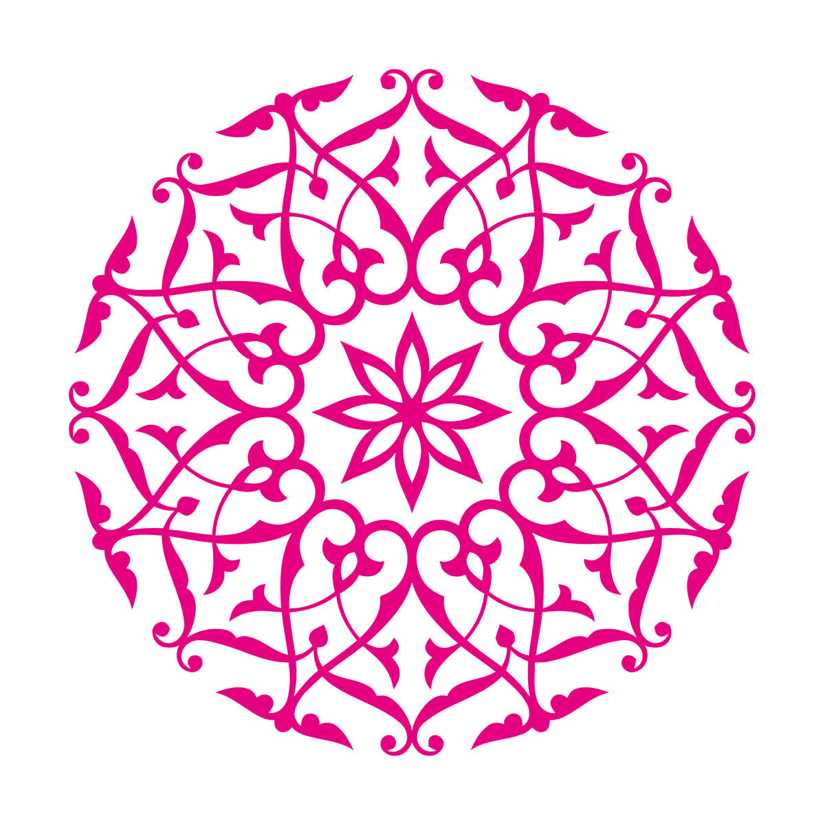 Wall Stickers Paster Paper Mandala Buddha Meditation Multiple Size Options