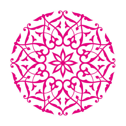 Wall Stickers Paster Paper Mandala Buddha Meditation Multiple Size Options