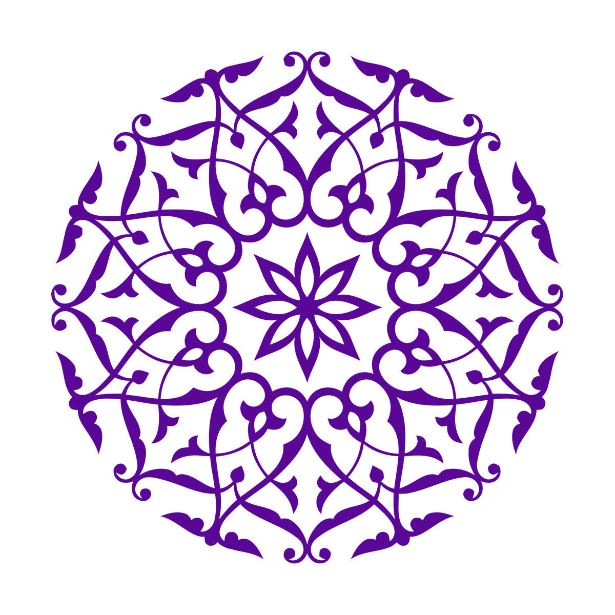 Wall Stickers Paster Paper Mandala Buddha Meditation Multiple Size Options