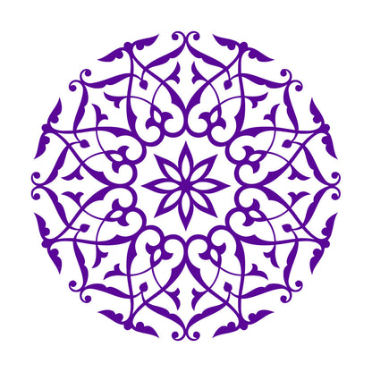 Wall Stickers Paster Paper Mandala Buddha Meditation Multiple Size Options