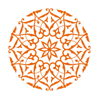 Wall Stickers Paster Paper Mandala Buddha Meditation Multiple Size Options