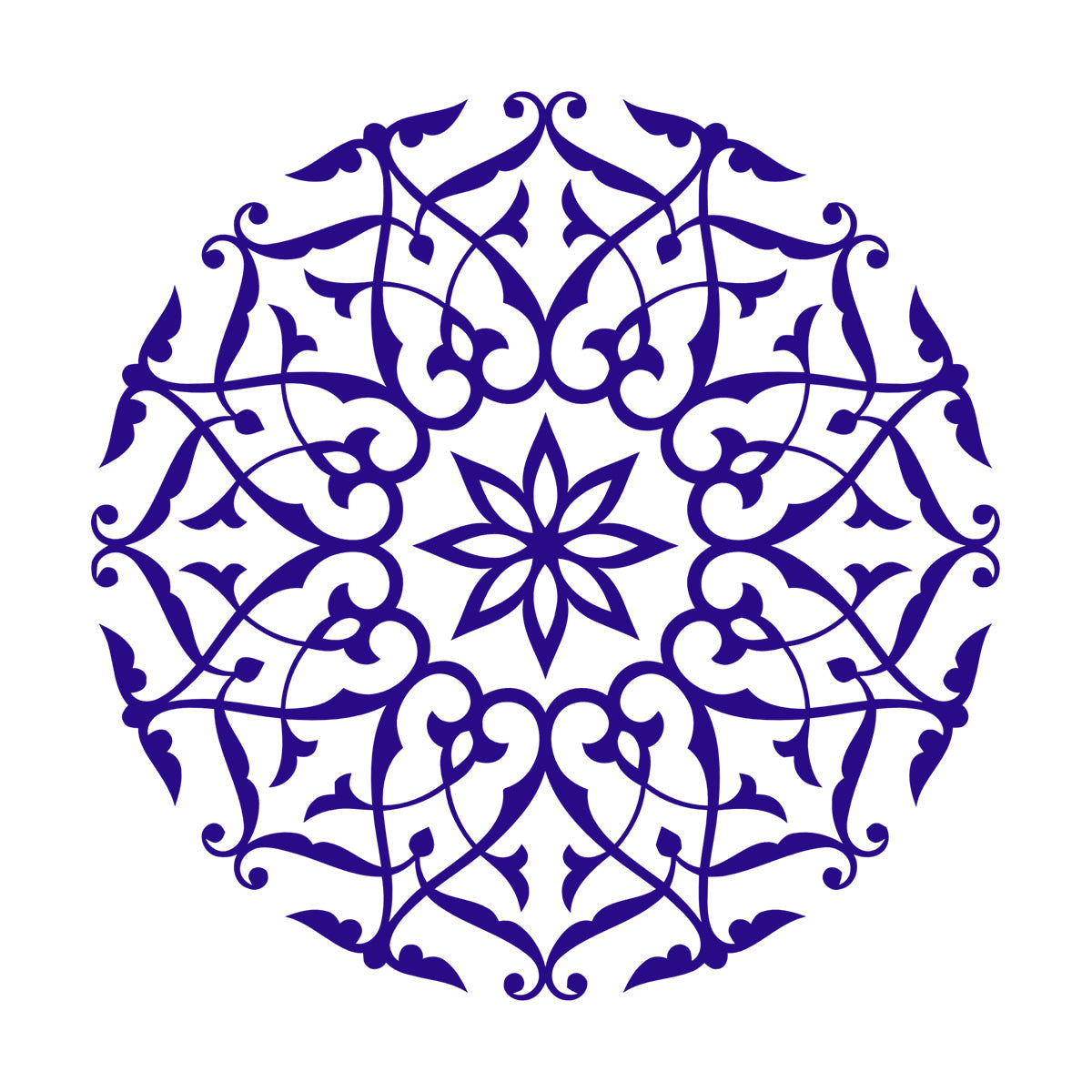 Wall Stickers Paster Paper Mandala Buddha Meditation Multiple Size Options