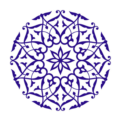 Wall Stickers Paster Paper Mandala Buddha Meditation Multiple Size Options