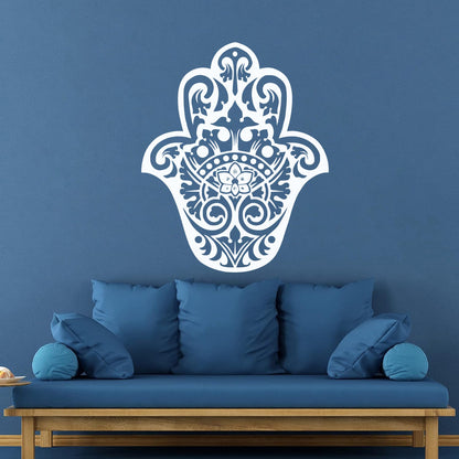 Lettering Decals Yoga Hamsa Amulet Buddhism Home Car Body Decoration