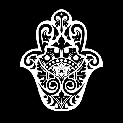 Lettering Decals Yoga Hamsa Amulet Buddhism Home Car Body Decoration