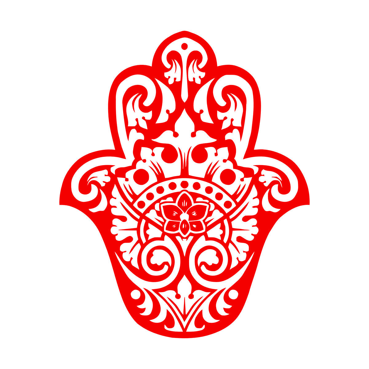 Lettering Decals Yoga Hamsa Amulet Buddhism Home Car Body Decoration