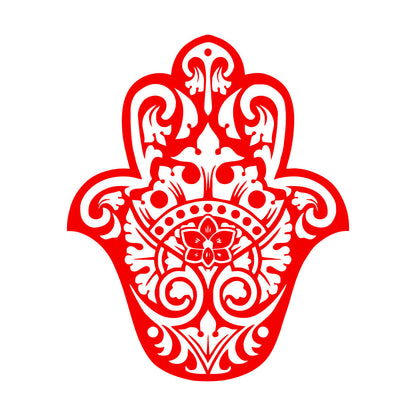 Lettering Decals Yoga Hamsa Amulet Buddhism Home Car Body Decoration