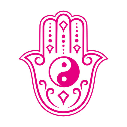 Vinyl Wall Decals Yin And Yang Buddha Mascot Yoga Rooms Self Adhesive