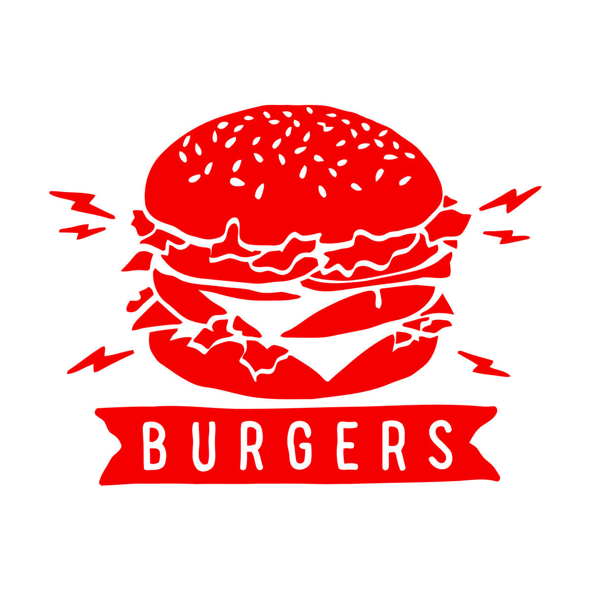 Wall Decals Pvc Burgers Fast Food Restaurant Dining Room Art Decoration