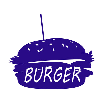 Lettering Stickers Dinning Burger Fast Food Cafe Kitchen Wall Beautification