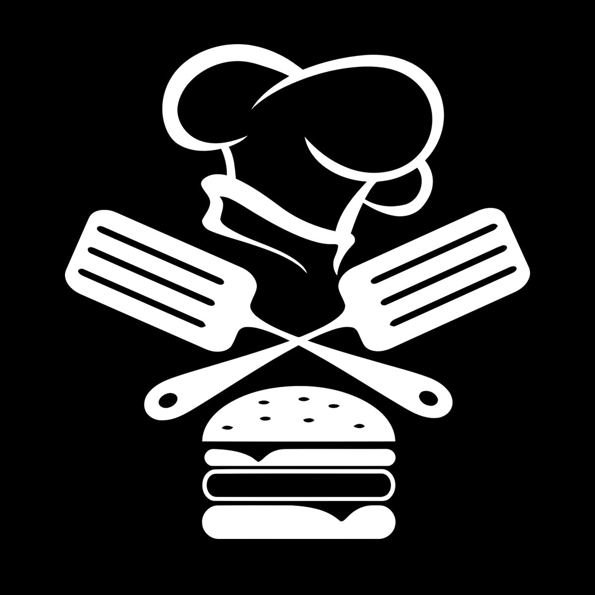 Mural And Wall Vinyl Decal Fast Food Restaurant Burger Cap Dining Kitchen Removable Without Leaving Glue