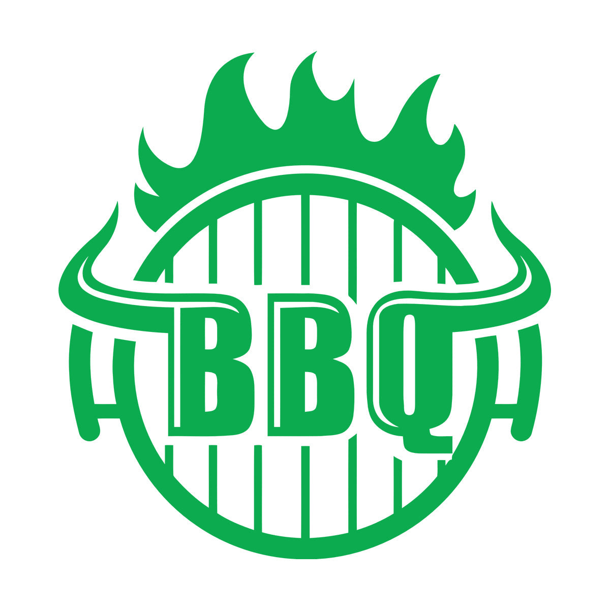 Bbq Hot Grill Logo Good Beef Burger Steak Kitchen Lettering Decals Waterproof