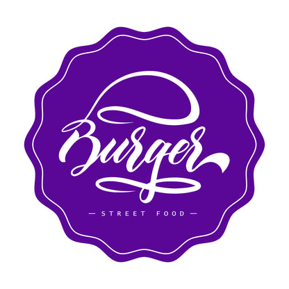 Wall Decals Pvc Kitchen Burger Fast Street Food Cafe It Won'T Fall Off