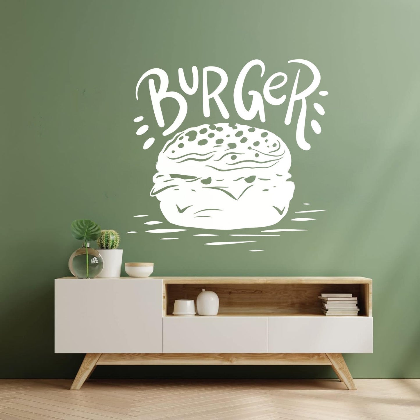 Lettering Stickers Kitchen Fast Food Burger Restaurant Cafe Personalized Customization