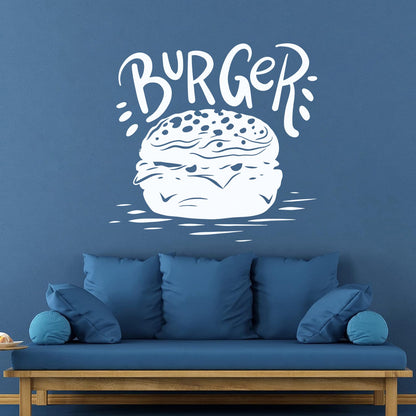 Lettering Stickers Kitchen Fast Food Burger Restaurant Cafe Personalized Customization