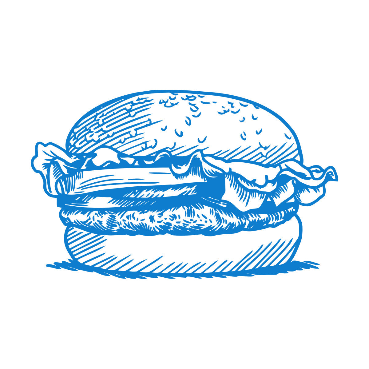 Wall Decals Paster Paper Kitchen Burger Fast Food Cafe Restaurant Can Modify And Add Information