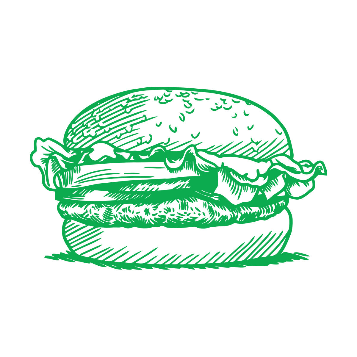 Wall Decals Paster Paper Kitchen Burger Fast Food Cafe Restaurant Can Modify And Add Information