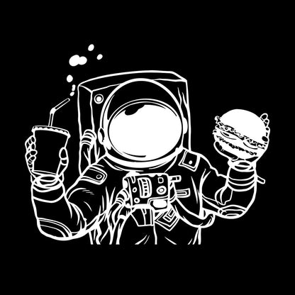 Vinyl Wall Decals Spaceman Cosmonaut Space Burger Drink Fast Food Car Body Decoration
