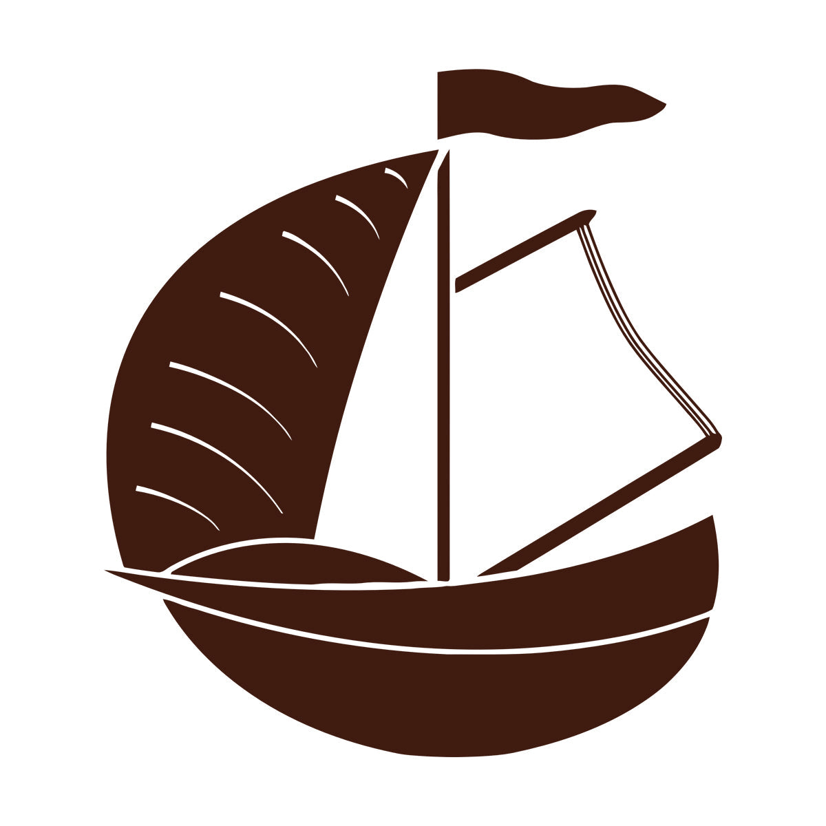 Wall Vinyl Sticker Decor Dinghy Sailing Boat Yacht Water Sports Tattoo Culture