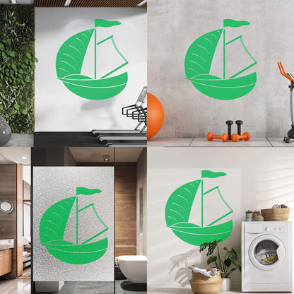 Wall Vinyl Sticker Decor Dinghy Sailing Boat Yacht Water Sports Tattoo Culture