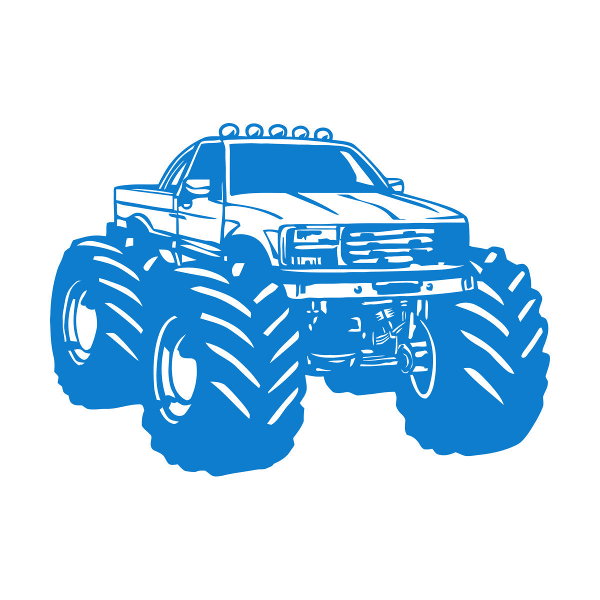 Monster Truck Car Son Garage Wall Decals Pvc Art Mural Painting