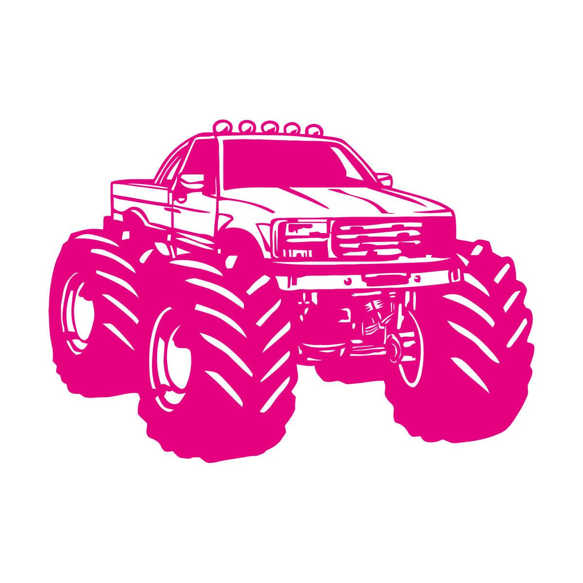 Monster Truck Car Son Garage Wall Decals Pvc Art Mural Painting
