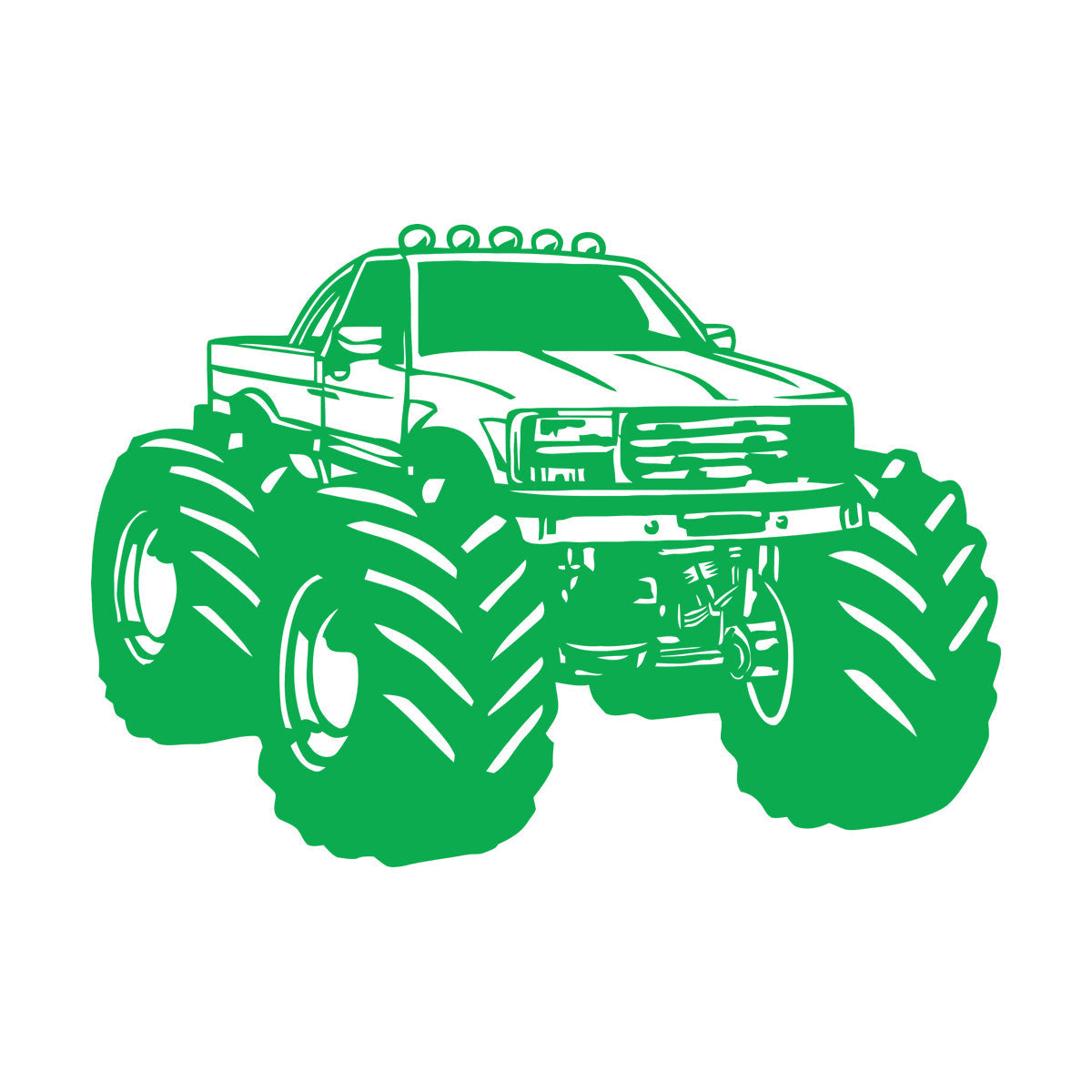 Monster Truck Car Son Garage Wall Decals Pvc Art Mural Painting