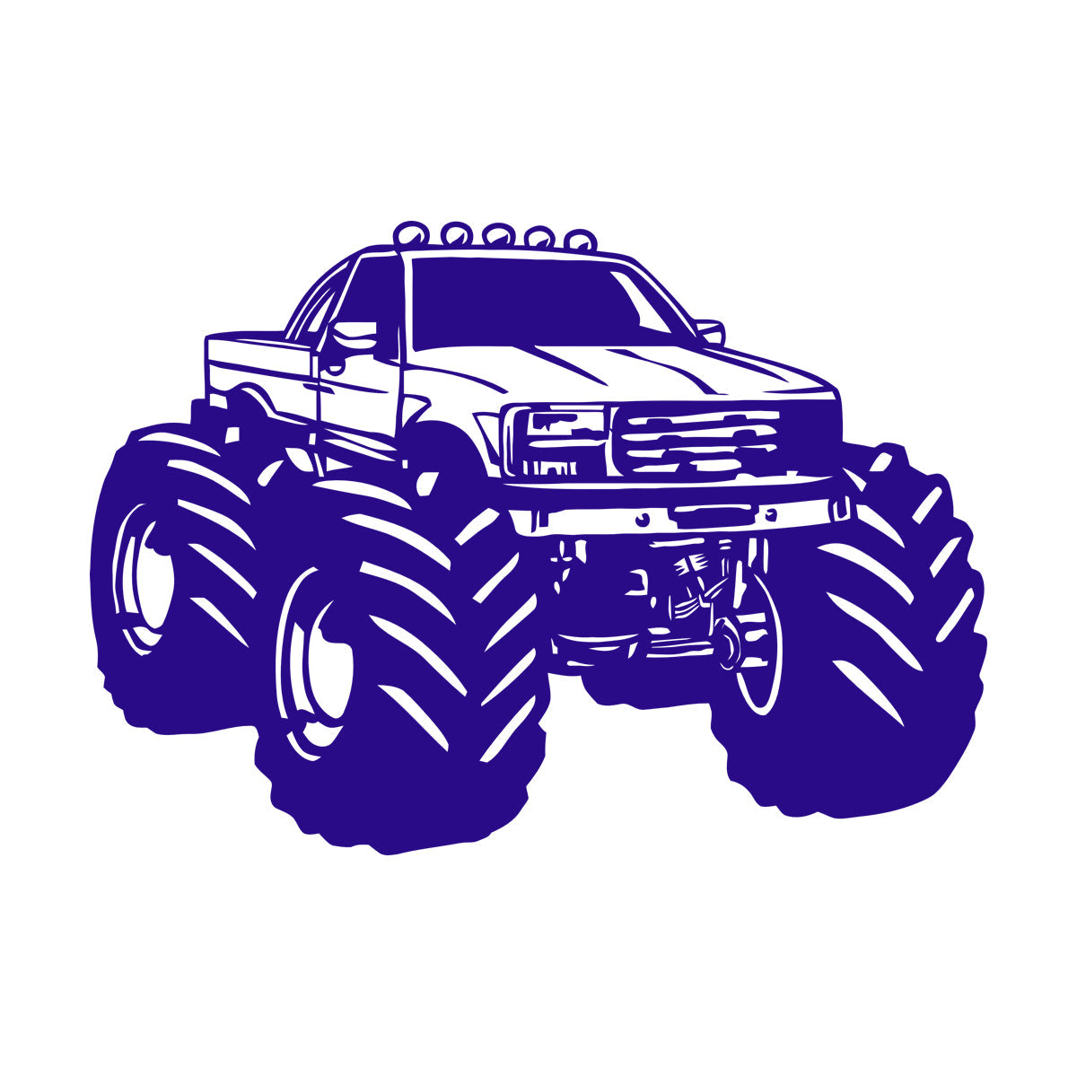 Monster Truck Car Son Garage Wall Decals Pvc Art Mural Painting
