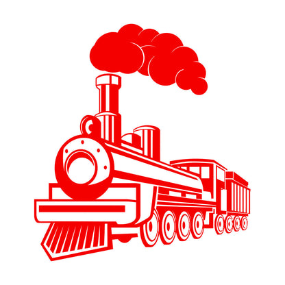 Lettering Stickers Train Steam Railway Boy Toy Shop Multiple Size Options