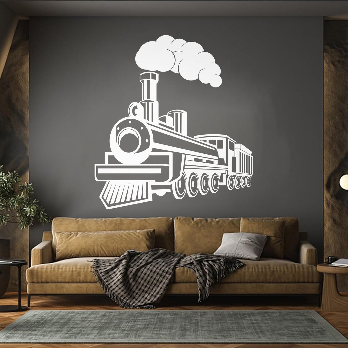 Lettering Stickers Train Steam Railway Boy Toy Shop Multiple Size Options