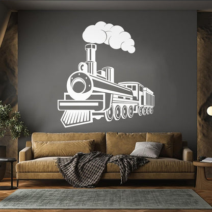 Lettering Stickers Train Steam Railway Boy Toy Shop Multiple Size Options