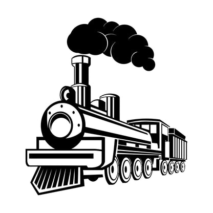 Lettering Stickers Train Steam Railway Boy Toy Shop Multiple Size Options
