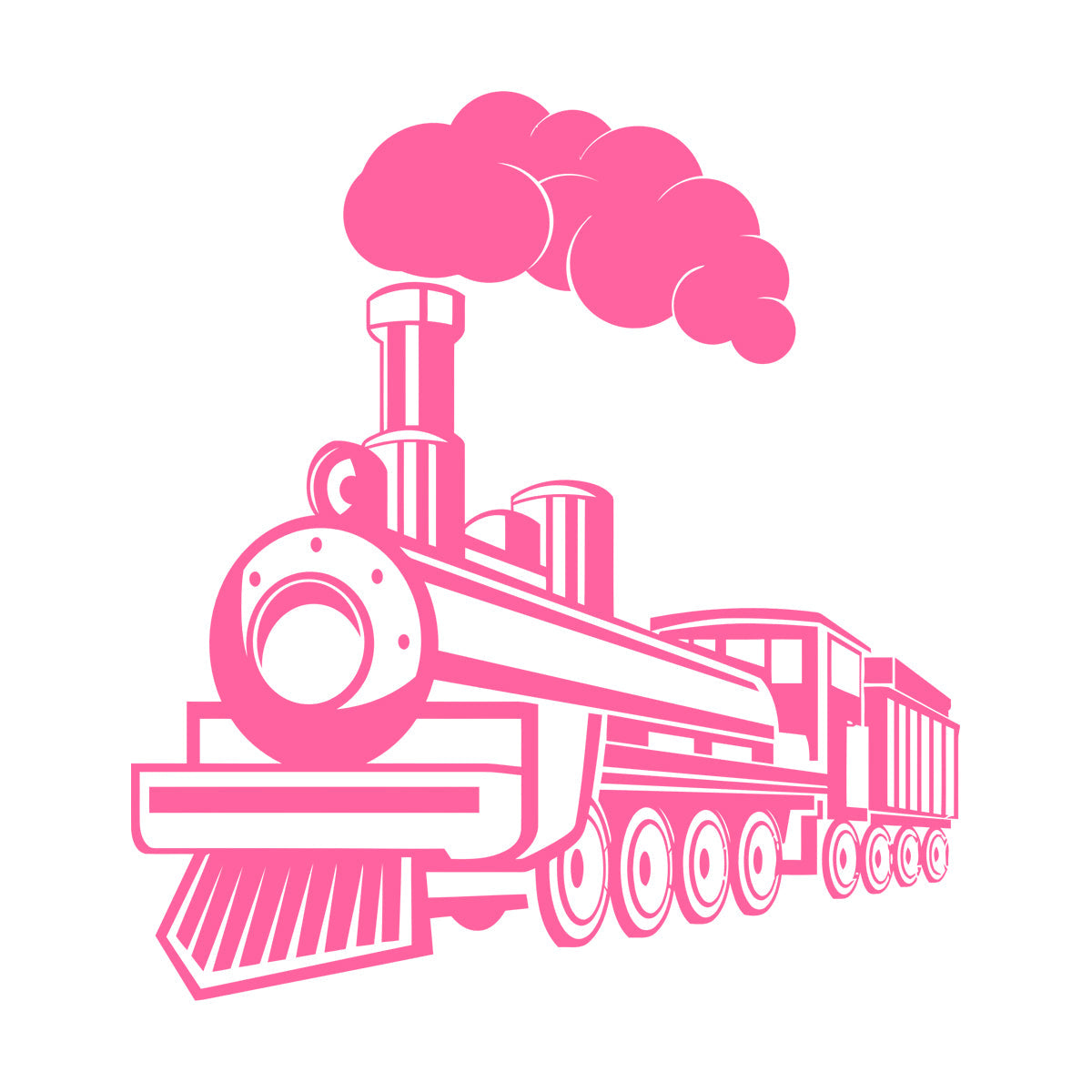 Lettering Stickers Train Steam Railway Boy Toy Shop Multiple Size Options